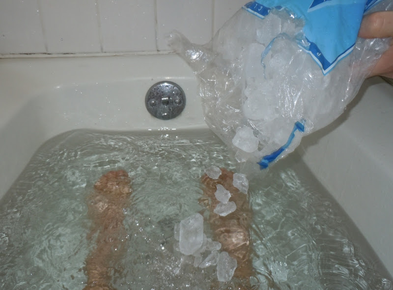 Blog Post: Ice Bath Controversy. Does freezing your legs really improve recovery?